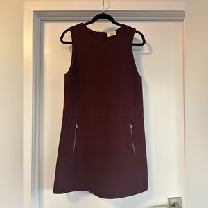 Aritzia Wilfred Shift Dress, Maroon, Size Small / Medium